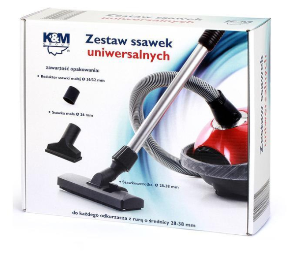 K&M Zestaw ssawek K&M SS12 Uniwersalne + Reduktor 30-37mm - 210091 - zdjęcie